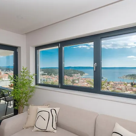 Luxury La Mar Sea&city View Lägenhet Makarska